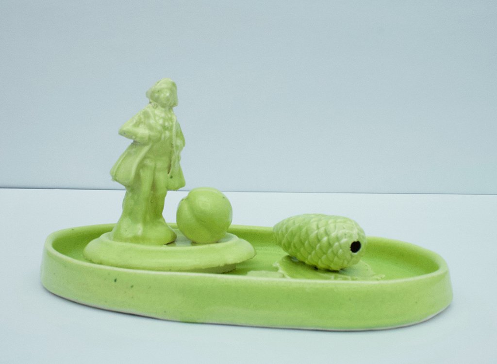  Lifesavers , Candy Dish Series, 4" x 8.75" x 5.25", Porcelain and slip cast porcelain, 2019																		