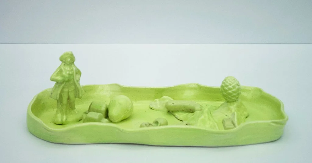  Good & Plenty , Candy Dish Series, 4.5" x 12.25" x 5.75", Porcelain and slip cast porcelain, 2019																		