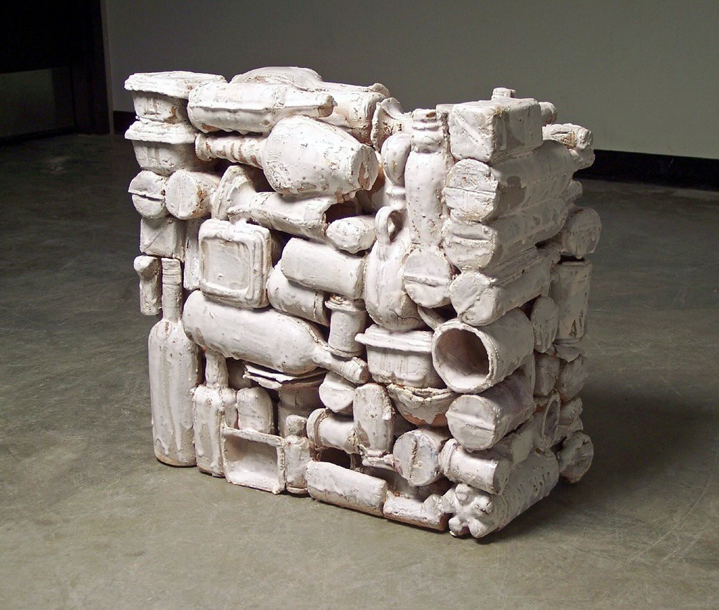 Stuck, 20” x 23’ x 11”, earthenware, 2006