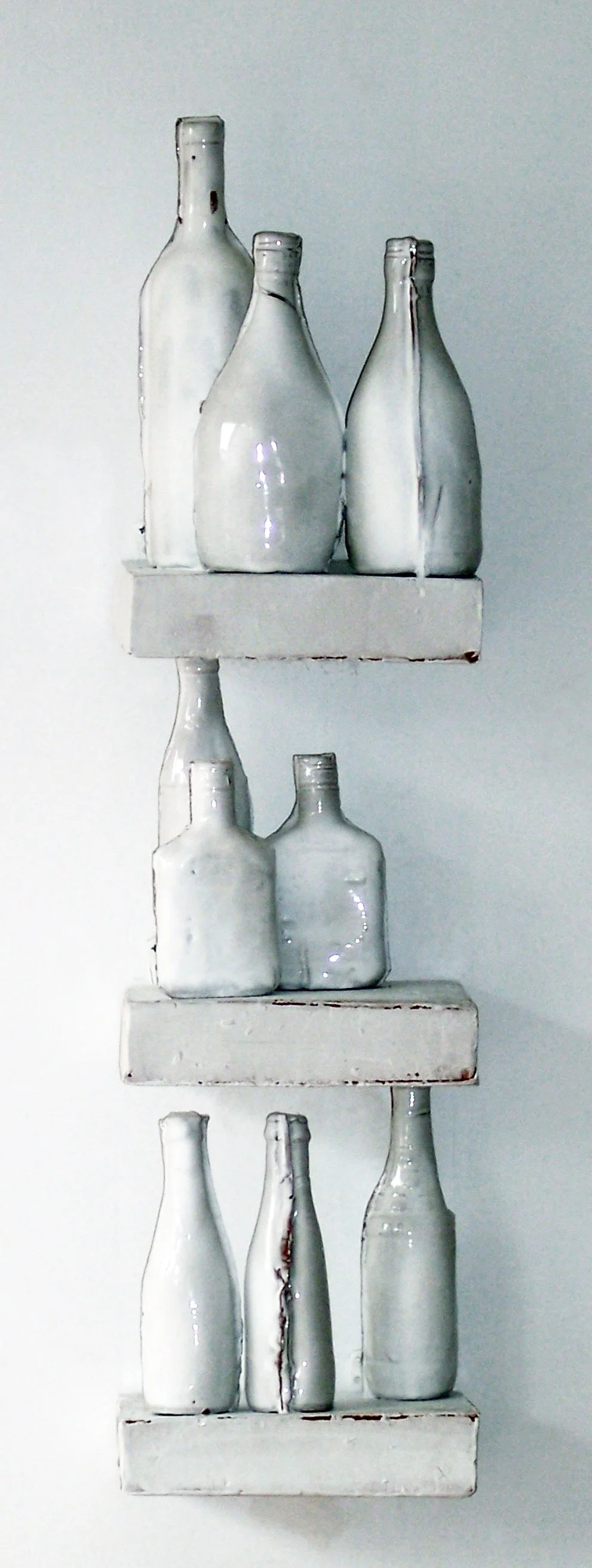 Upkeep , 27” x 5” x 4”, earthenware, 2007