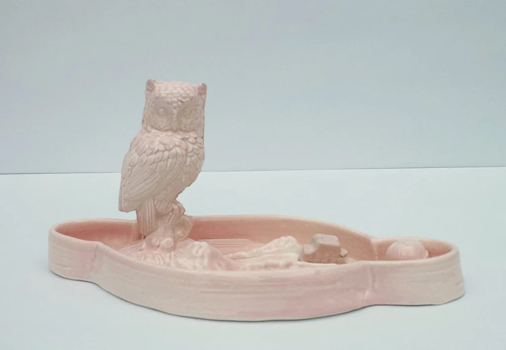  Chuckles , Candy Dish Series, 6" x 12" x 6", Porcelain and slip cast porcelain, 2019																		