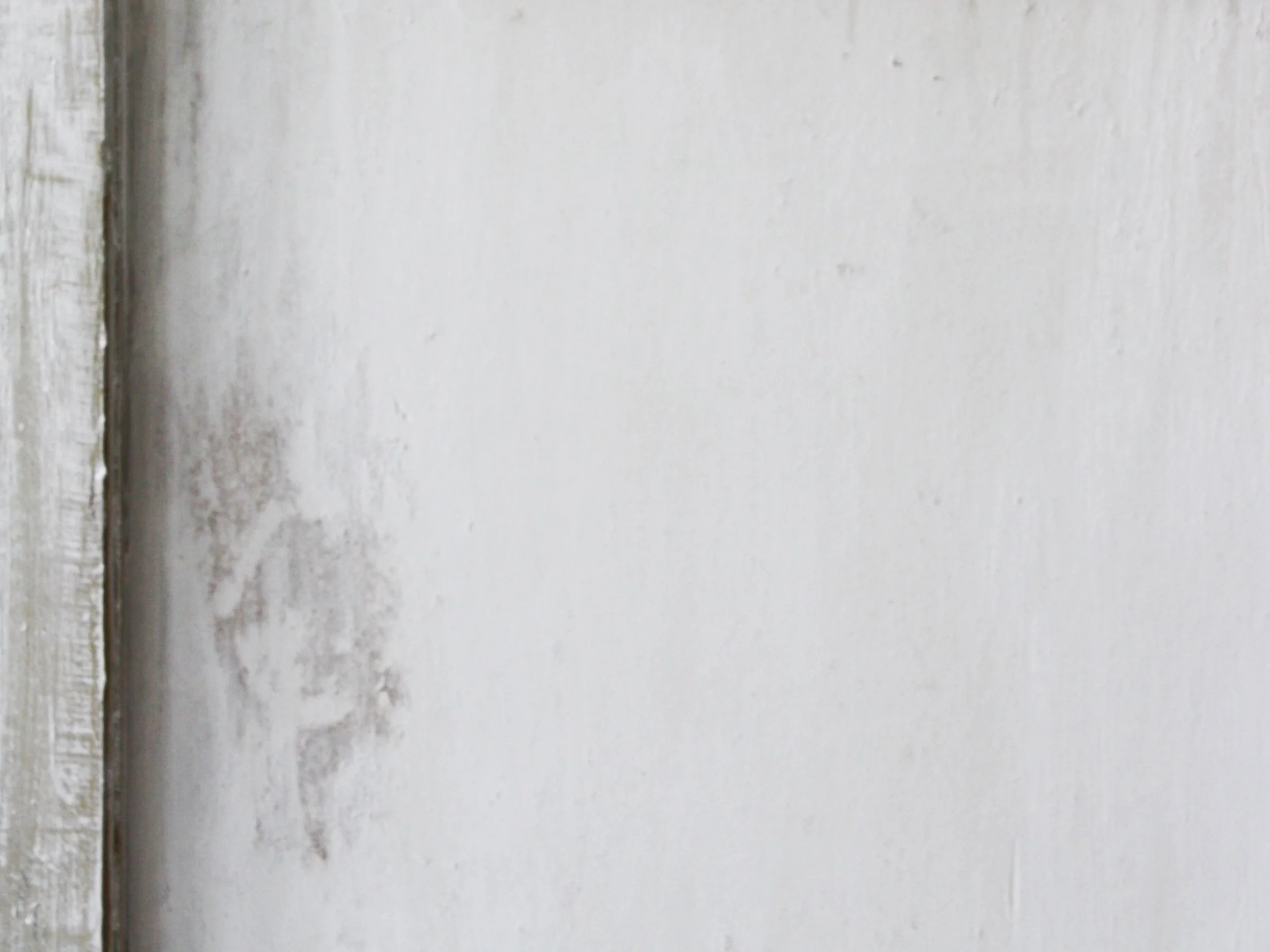 Construct No. 1 (windows), detail, 4’ x 6. 3’ x 3”, Window frames, wood, drywall, plaster, dirt, 2009