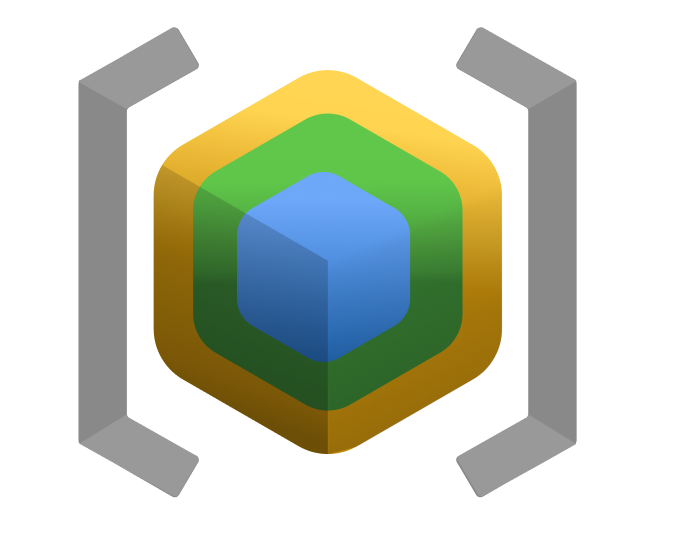Close up of the box icon concept