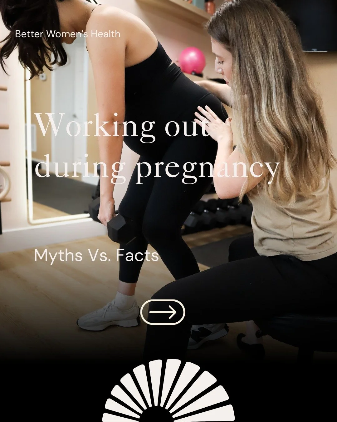 Last week, Meghan shared that she hit new PRs while pregnant 🤍

And we know that statement probably raised some eyebrows 👀

Because for years, women have been told:

&ldquo;Don&rsquo;t lift heavy.&rdquo;
&ldquo;Keep your heart rate low.&rdquo;
&ldq