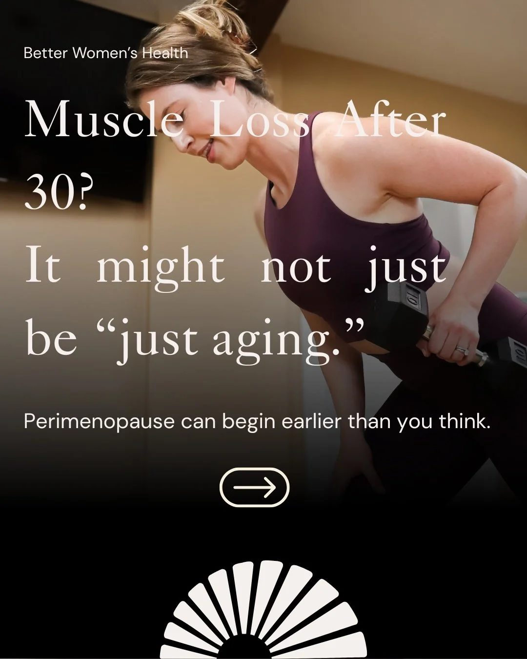 Muscle loss in your 30s isn&rsquo;t &ldquo;just aging.&rdquo;

For many women, hormonal shifts begin earlier than expected, and they influence how your body builds, maintains, and recovers muscle.

If workouts feel harder&hellip;
If you&rsquo;re reco