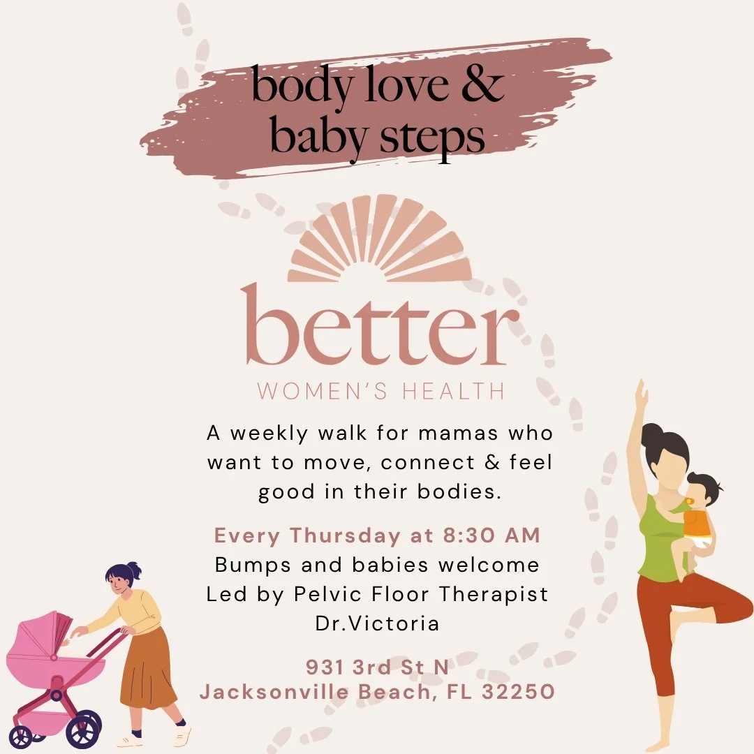 Your village is waiting. 🌊

Join us every Thursday at 8:30 AM for Body Love &amp; Baby Steps, a free beach walk for mamas who want to move their bodies and find their people.

Meet us at our office and we'll walk the beach together. Bumps, babies &a