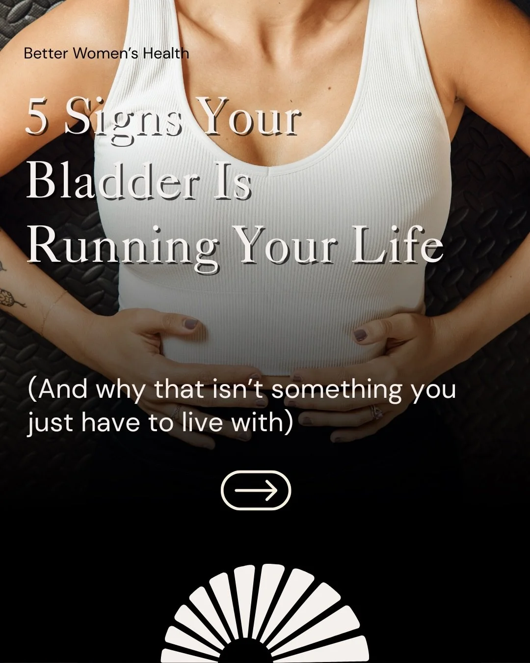 If you know where every bathroom is within a 5 mile radius&hellip; you may have urge incontinence. 
Even if you&rsquo;re not leaking but you&rsquo;re experiencing frequency, urgency, or having to go &ldquo;just in case&rdquo; this can still be pelvic