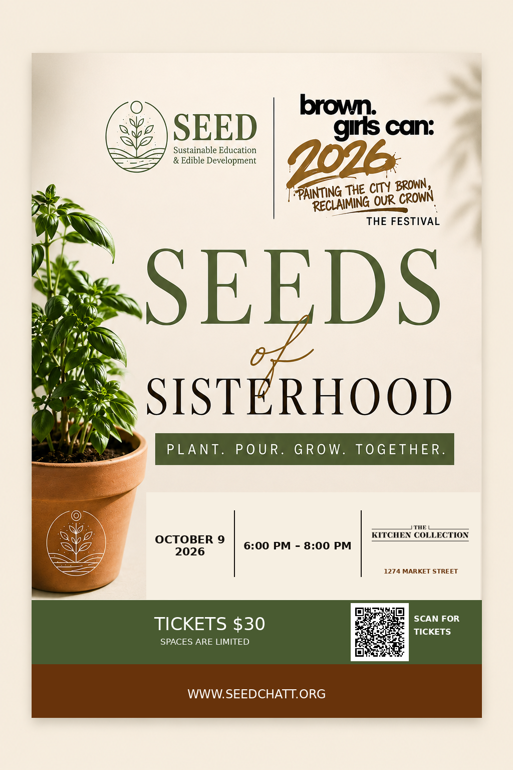 SEEDS of Sisterhood | October 9, 2026