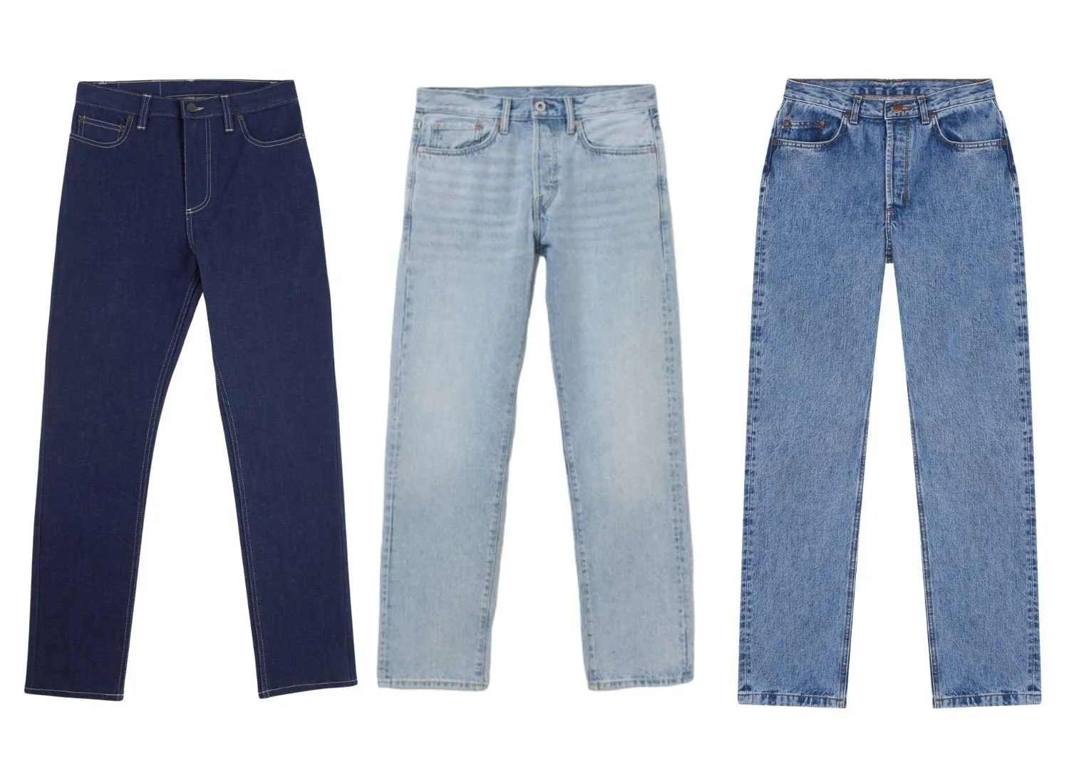 straight jeans