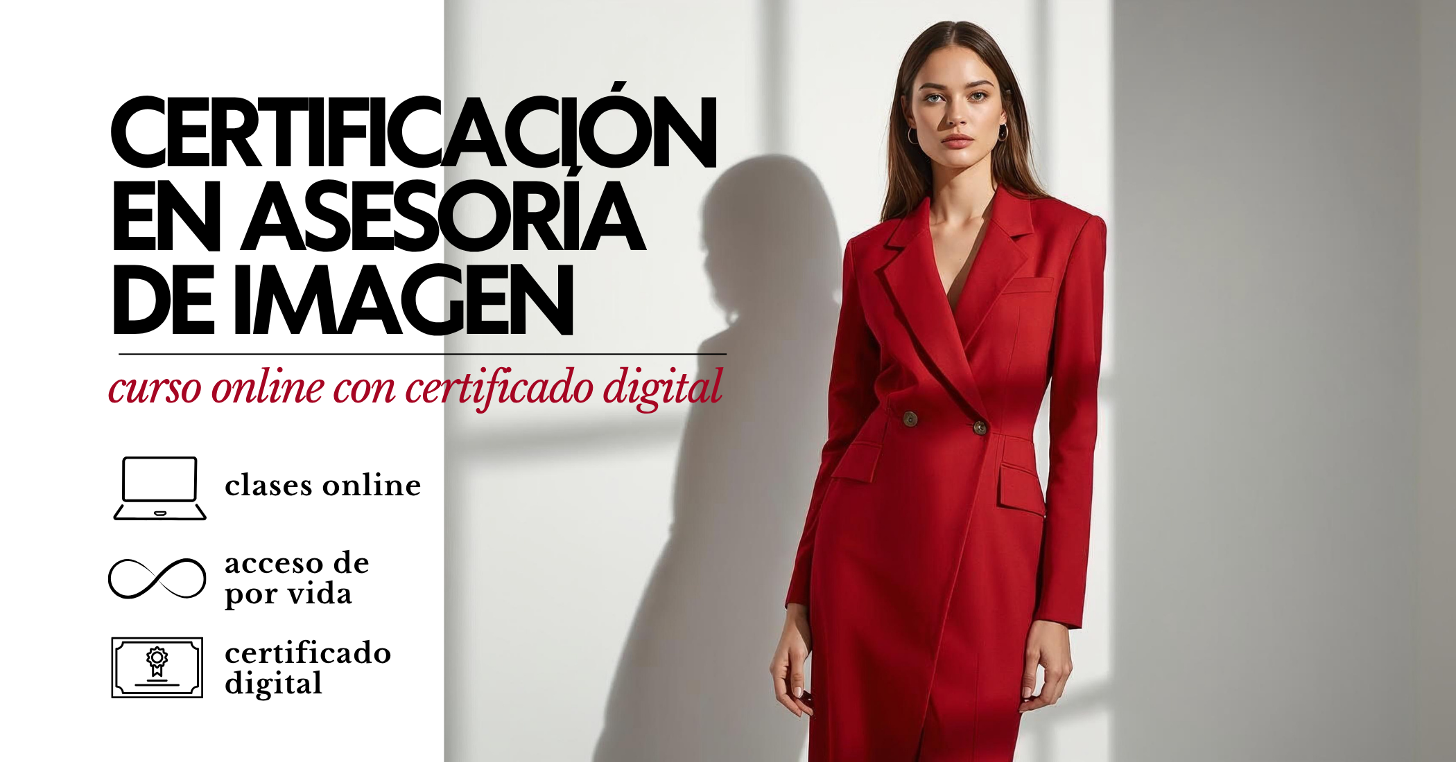 banner de una certificación en asesoría de imagen
