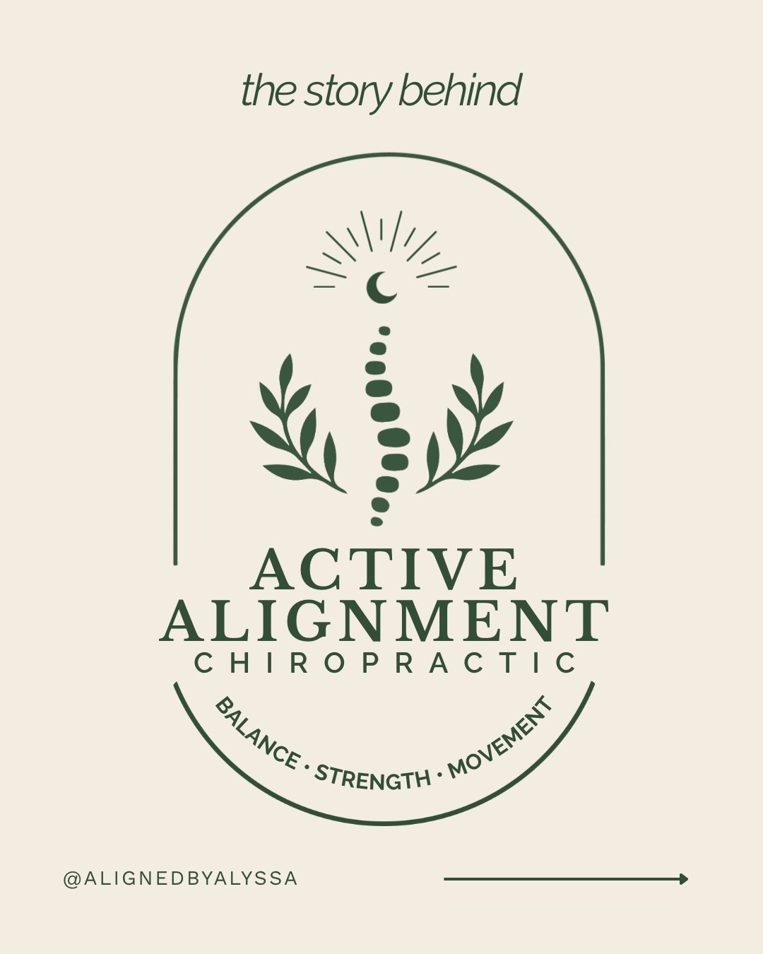 I chose the name Active Alignment Chiropractic very intentionally. 

&ldquo;Active&rdquo; because your healing isn&rsquo;t passive, you&rsquo;re part of the process.

&ldquo;Alignment&rdquo; not because your body is &ldquo;out of place&rdquo; but som