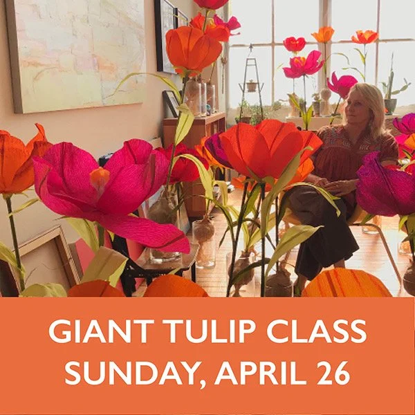 Giant Paper Tulip Class With Alyn Carlson