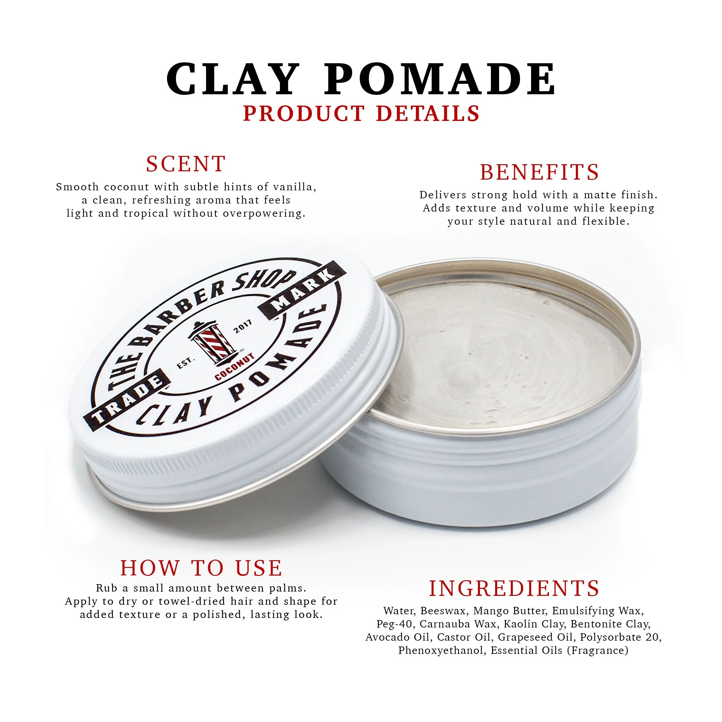 TBS Clay Pomade Coconut Infographic 2oz Coconut Website.jpg