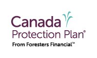 Canada Protection Plan logo with purple text and a green leaf design