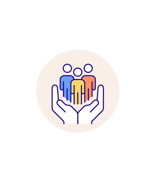 The icon symbol for ‘Mental Health and Substance Use Care”, Pathway to Success service provided by The Woman's Opportunity Rehabilitation Center (WORC).