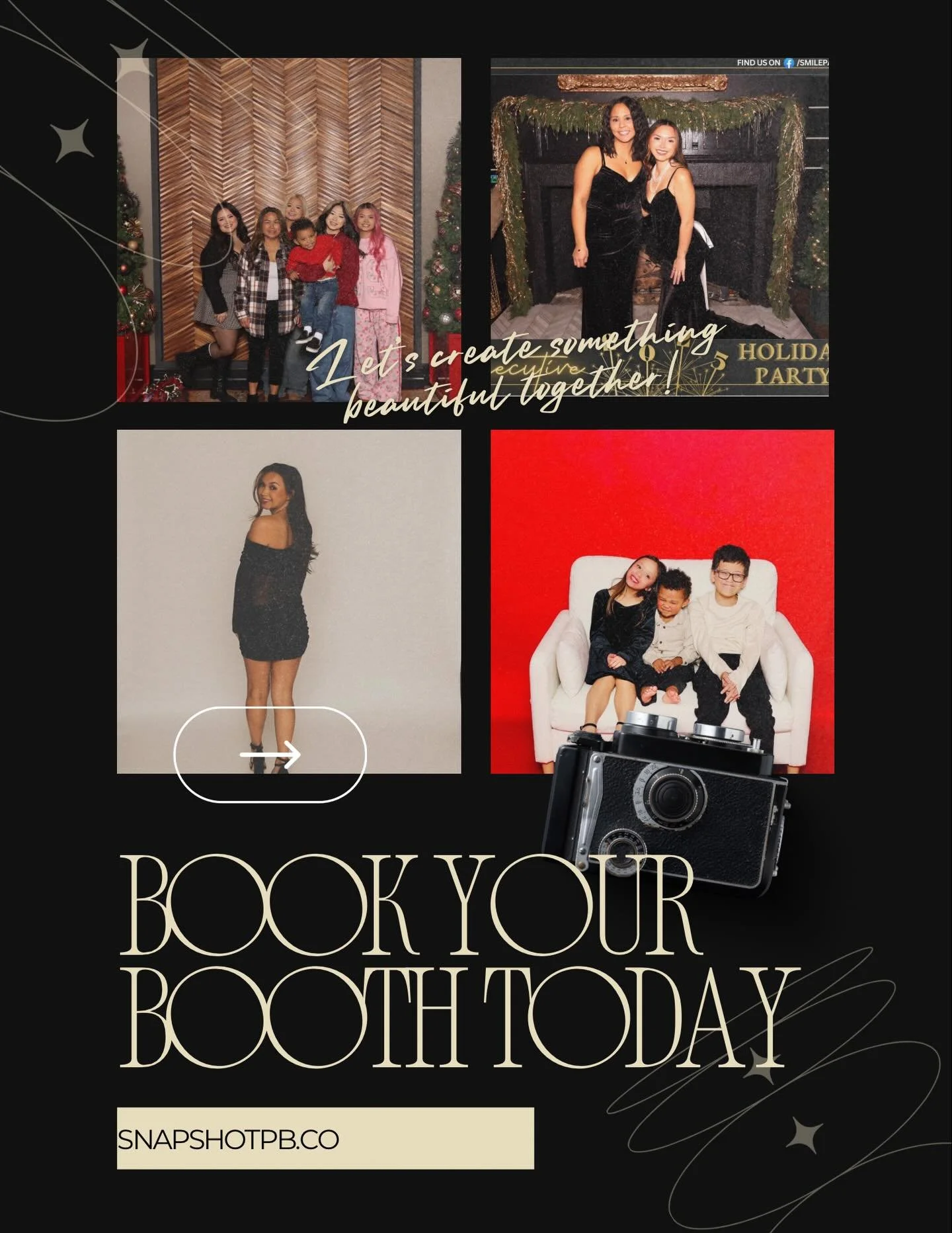 From corporate events to cutesy mini shoots &mdash; we&rsquo;re booking January now 📸
DM to inquire 🤍