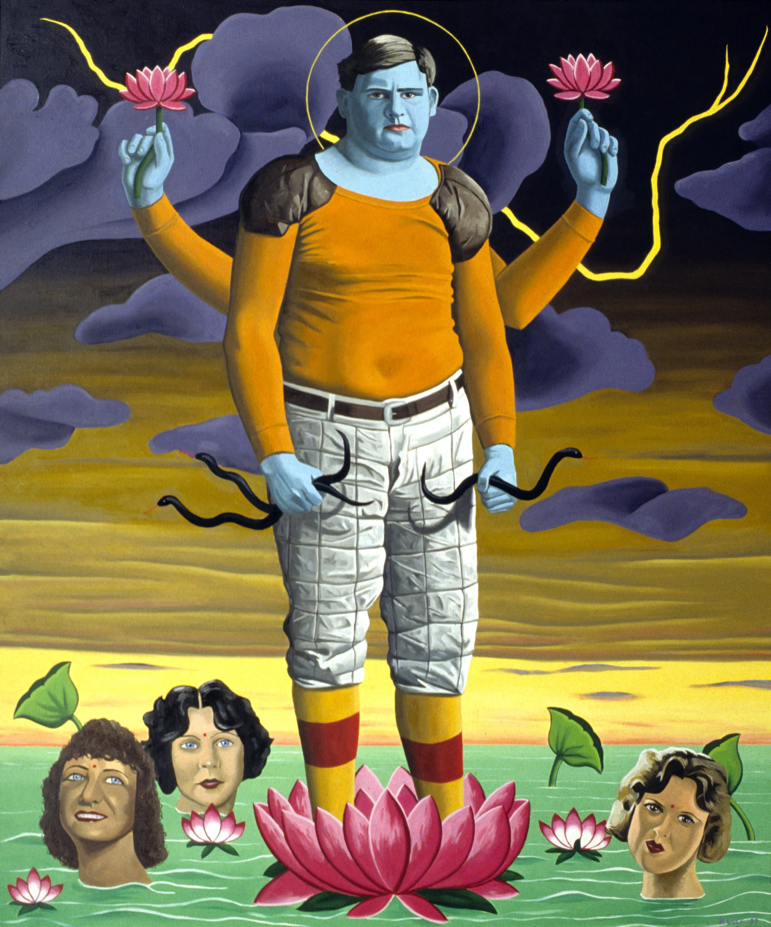 God, 1997, Oil on linen, 60 x 50 inches