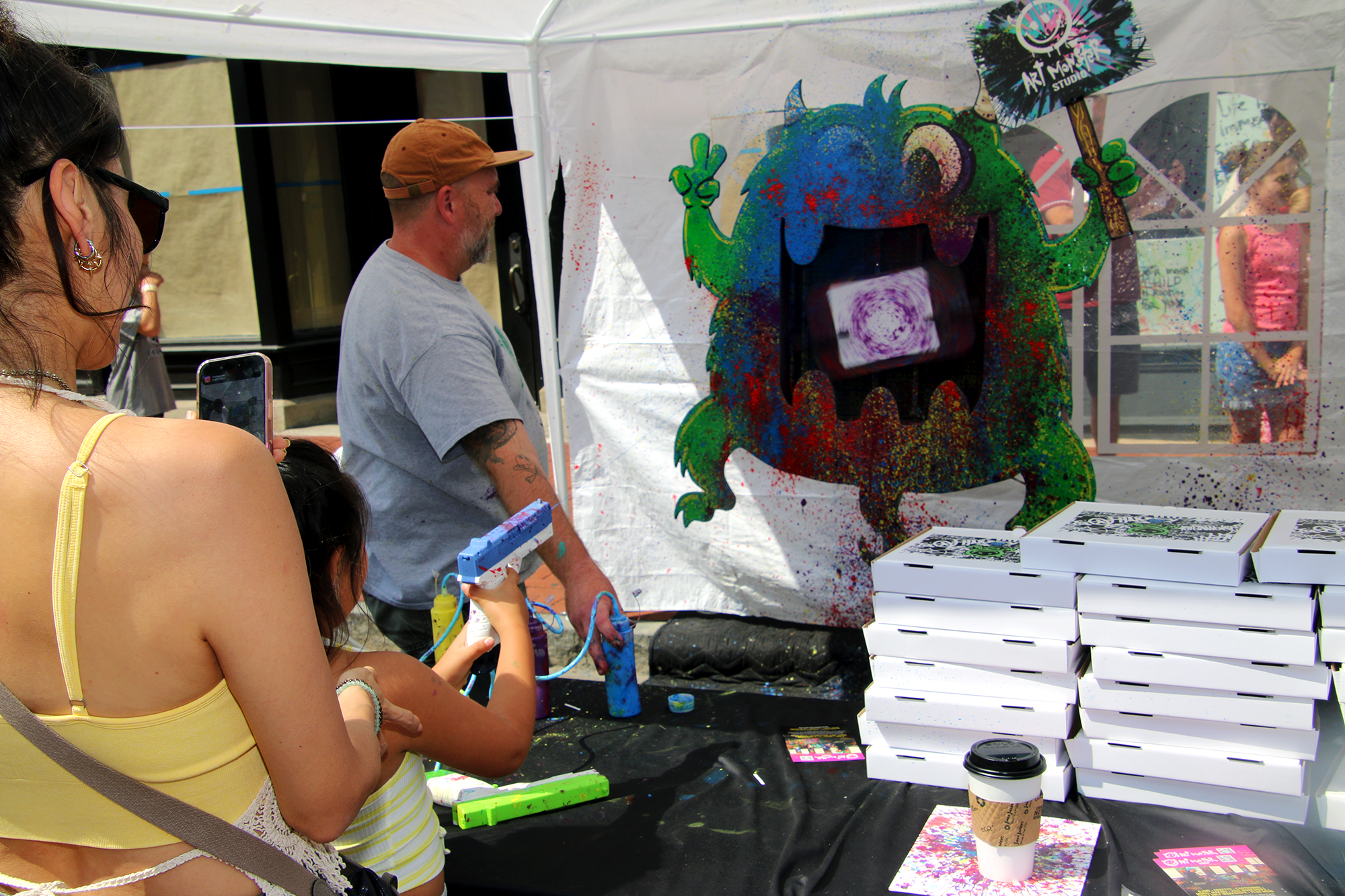 Sono Art Fest. South Norwalk, CT. August 2, 2025. Art Monster Studio.