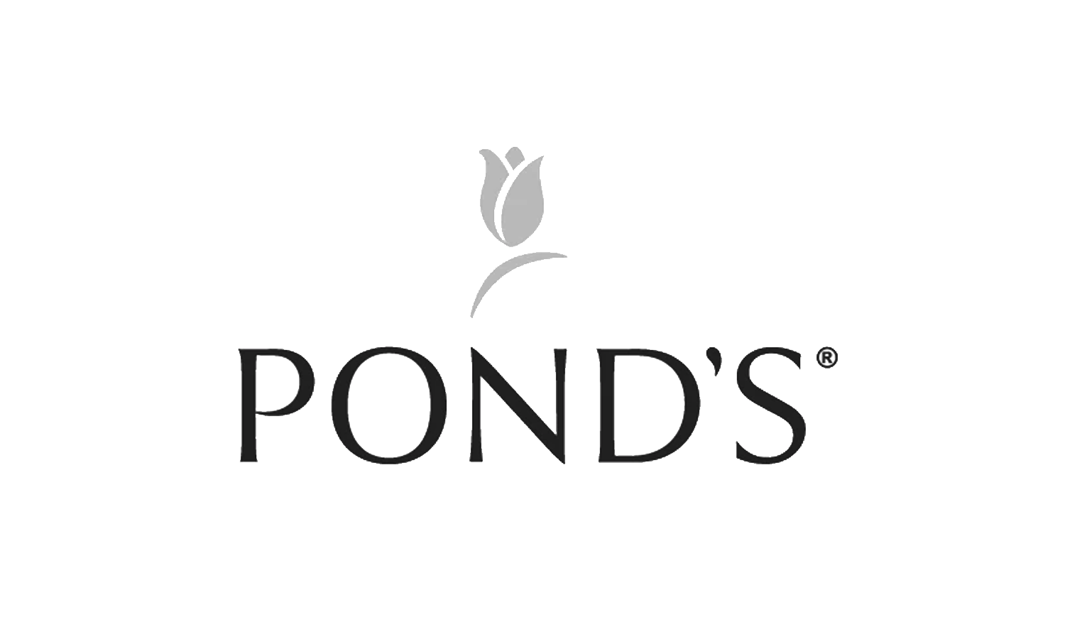Pond's logo with a stylized flower above the brand name.