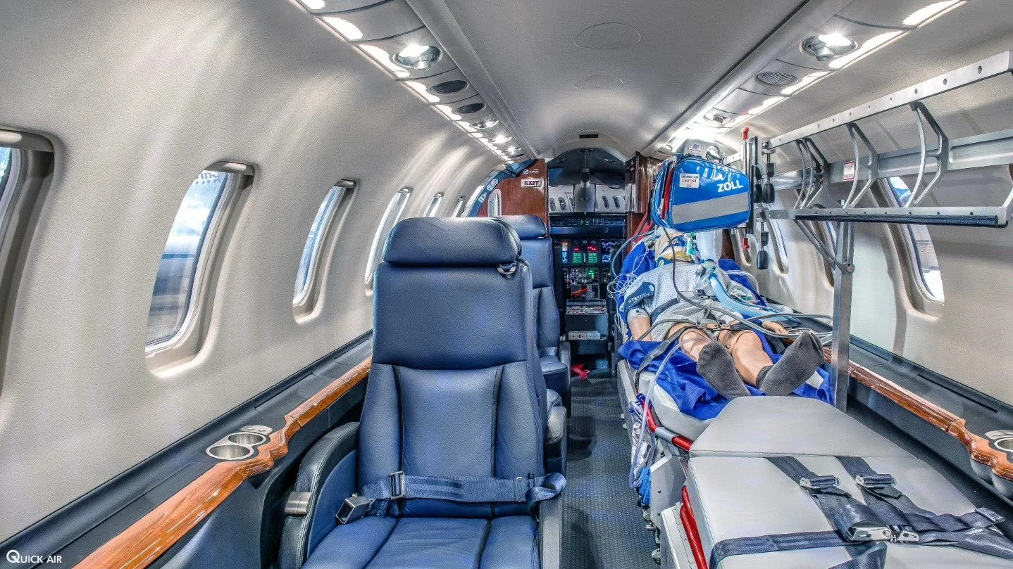 Learjet 45 for Air Ambulance Flight