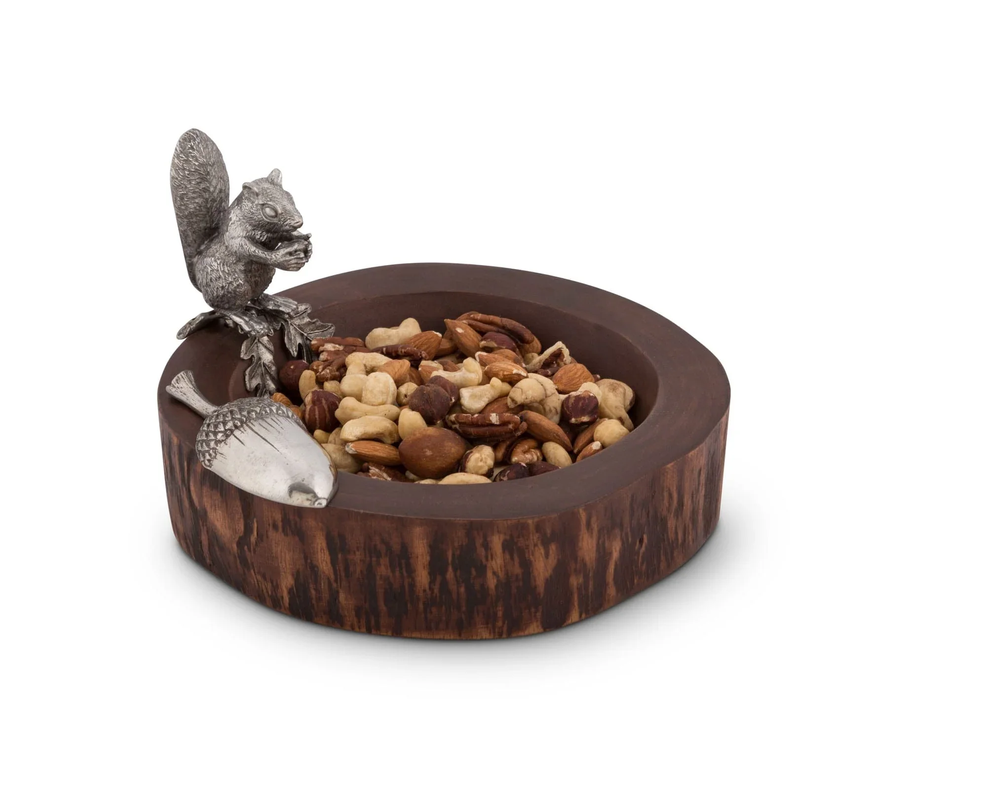 Vagabond House, Standing Squirrel Nut Bowl & Scoop