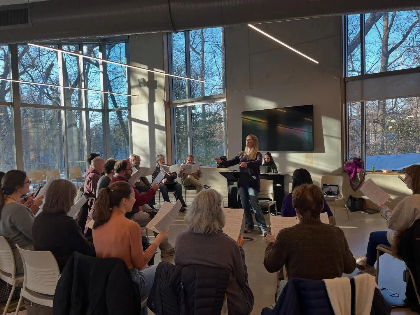 A rehearsal soaked in sunshine... signs of spring are here! As March begins, we&rsquo;re just two weeks away from "Reflect" on March 14.

The Arlington Chorale invites you to an evening of choral music centered on citizenship, shared histor