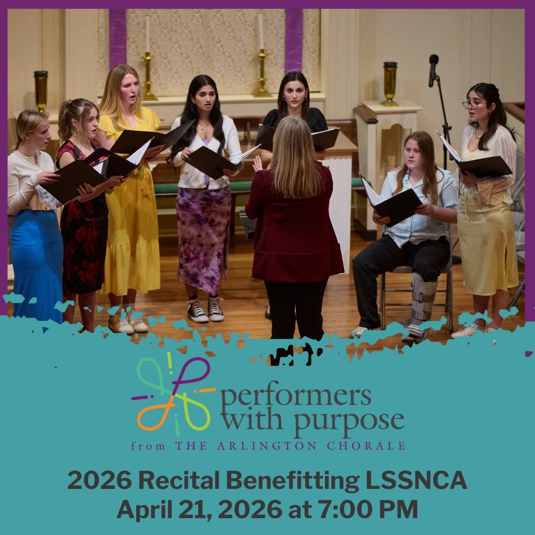 Join us next week for a special benefit concert supporting @lssnca hosted by our youth ensemble, Performers with Purpose.

We&rsquo;re proud to use music as a way to support organizations making a real difference in our community.

🎟️ Tickets availa