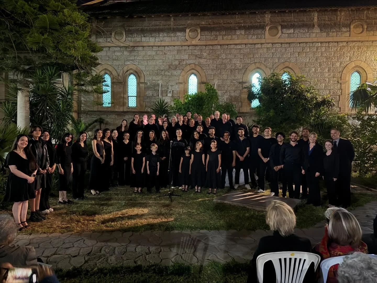 Last night we had the pleasure of performing with @tunisia88_alumni_choir for our final concert of tour! It was deeply meaningful to make music with them. One singer told me, &ldquo;This is why we make music: it connects us to each other. We truly lo