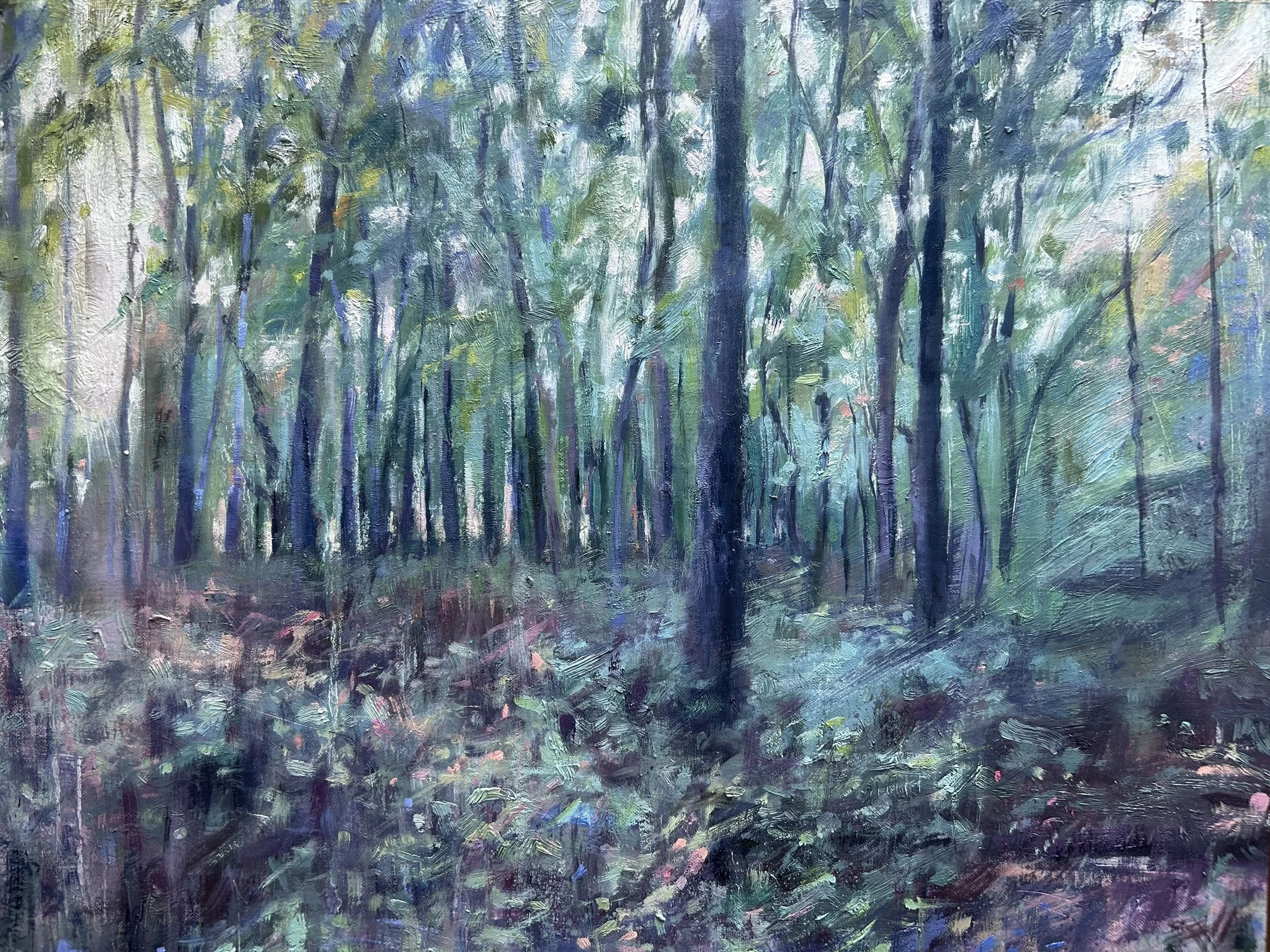 'Evoke', Oil on linen panel, 14" x 11"
