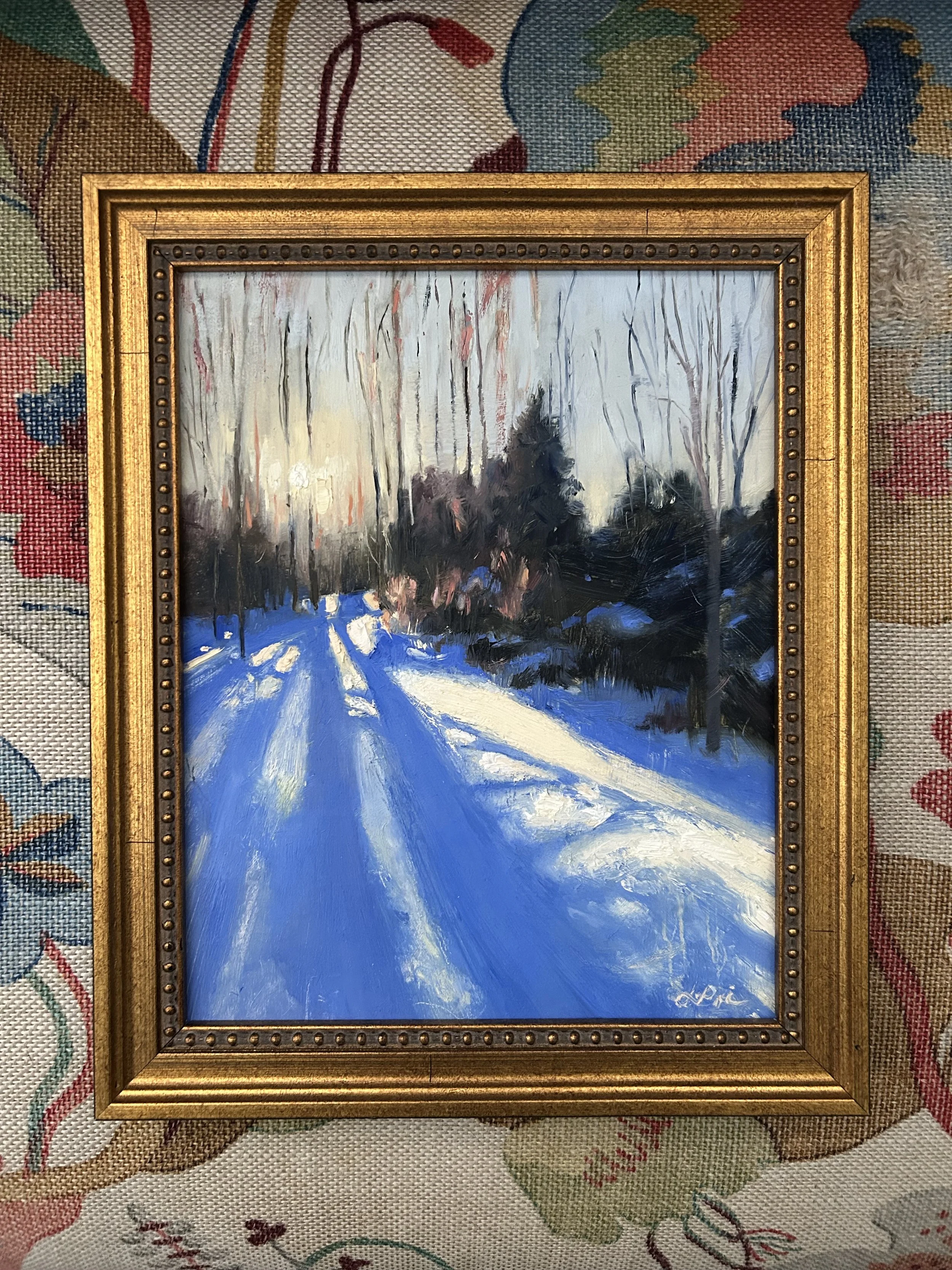 'This Too Shall Pass', oil on linen panel, 8" x 10", NFS. 