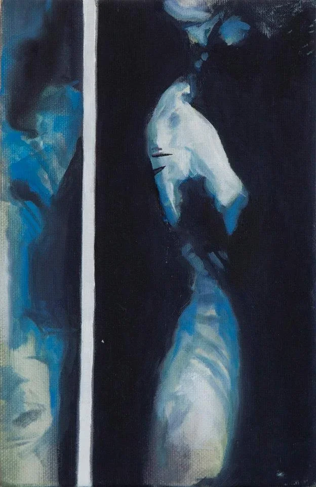 'X - Ray', oil on canvas, 8" x 10"