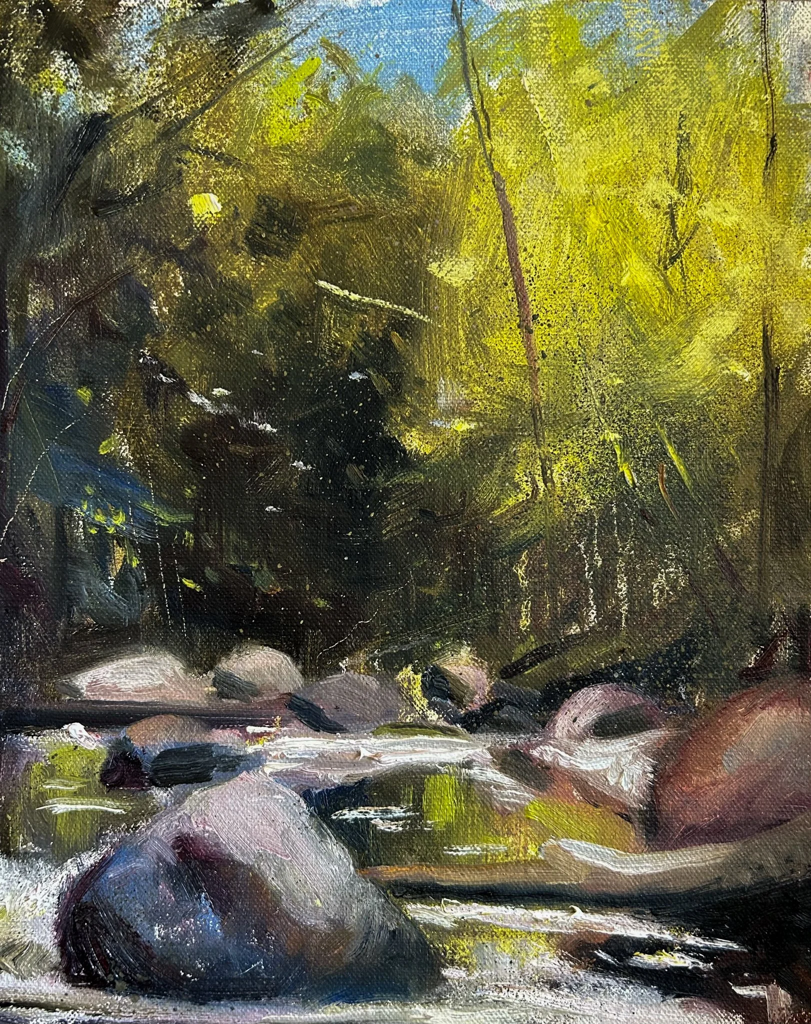 'Day', Oil on linen panel, 8" x 10"
