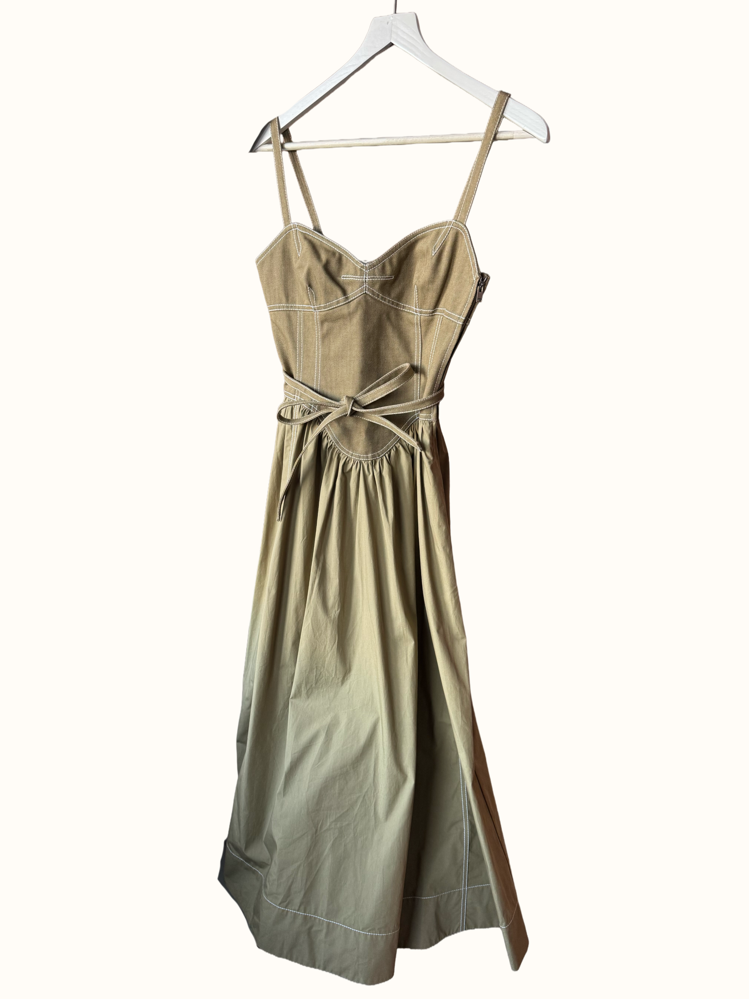 Tory Burch | Cotton Twill Midi Dress (S)