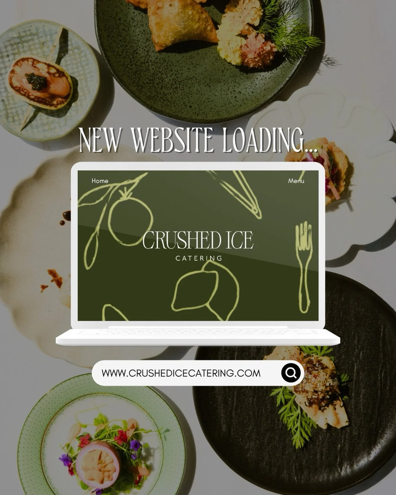 Something exciting is coming!! 👀 😊 👏🏻 

Please be patient as we change over to our new and improved website! Reach out via email for any inquiries 📧 info@crushedicecatering.com

BIG shoutout to @brackishcreative - you&rsquo;re the best! 🤩