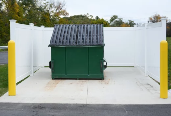 Dumpster Pad Cleaning