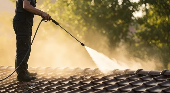 Best roof washing near me in weatherford tx