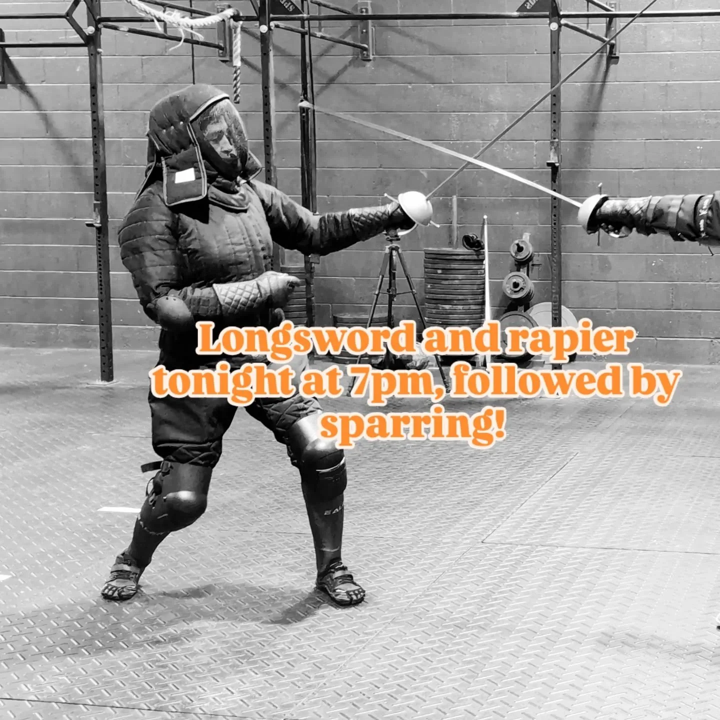 Come drill and fence some longsword and rapier! 

.
.
.

#HEMA #historicaleuropeanmartialarts #fencing #longsword #rapier #cleveland #gym