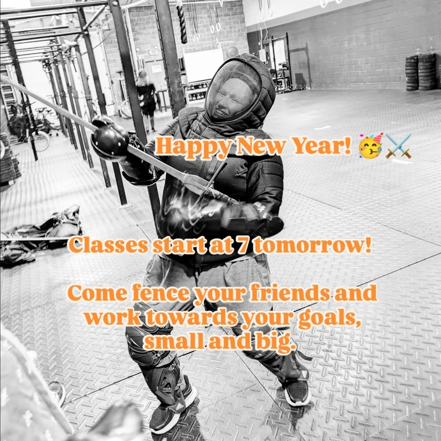 Longsword and rapier classes at 7pm! Come fence and set your intentions for the year ahead. 

Want to learn how to sword fight? We have one space left for January 10th! 

.
.
.
.

#HEMA #historicaleuropeanmartialarts #fencing #martialarts #longsword
