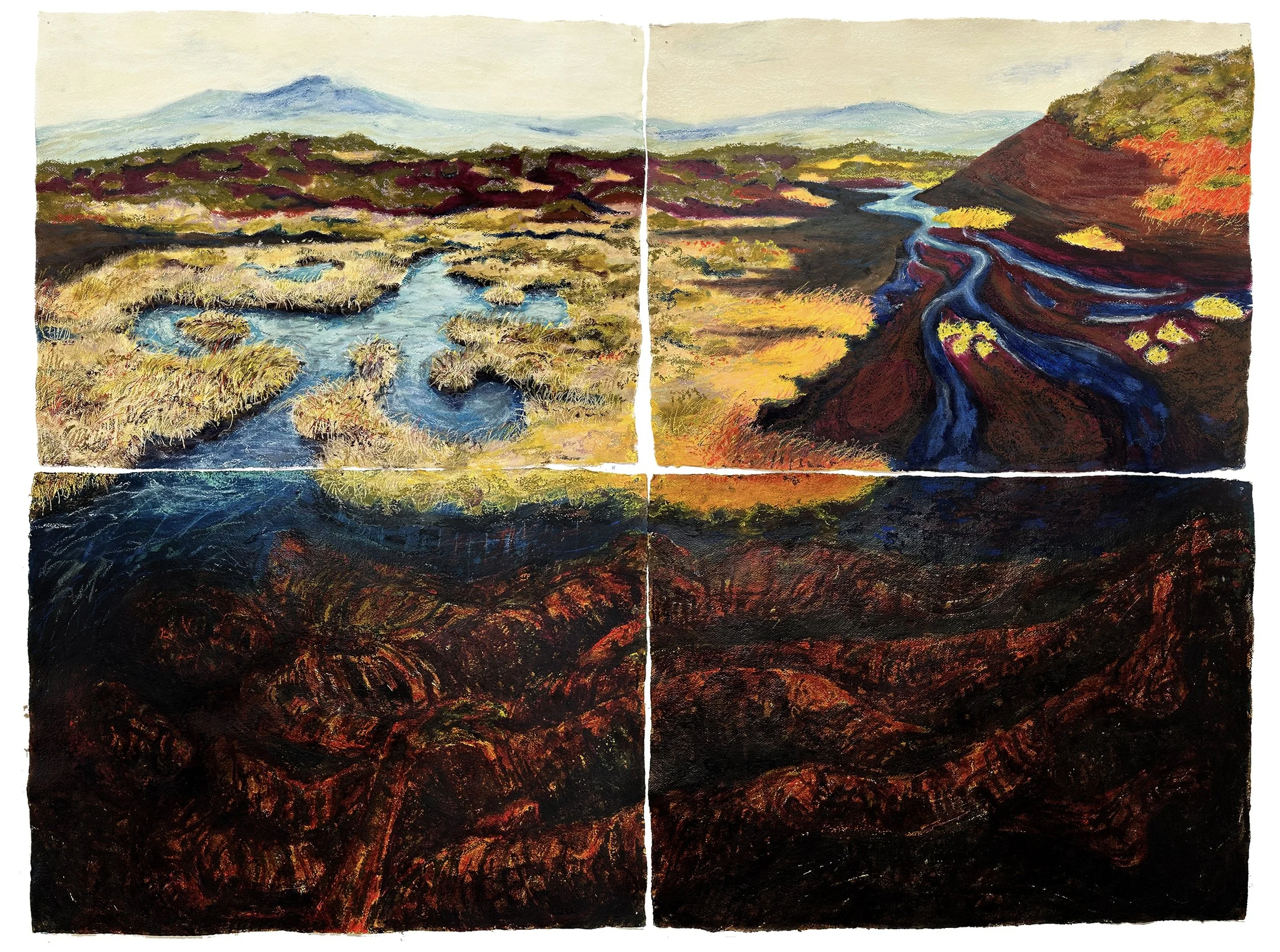 'Reassurance across the Aeons'. 153x115cm. 2023.