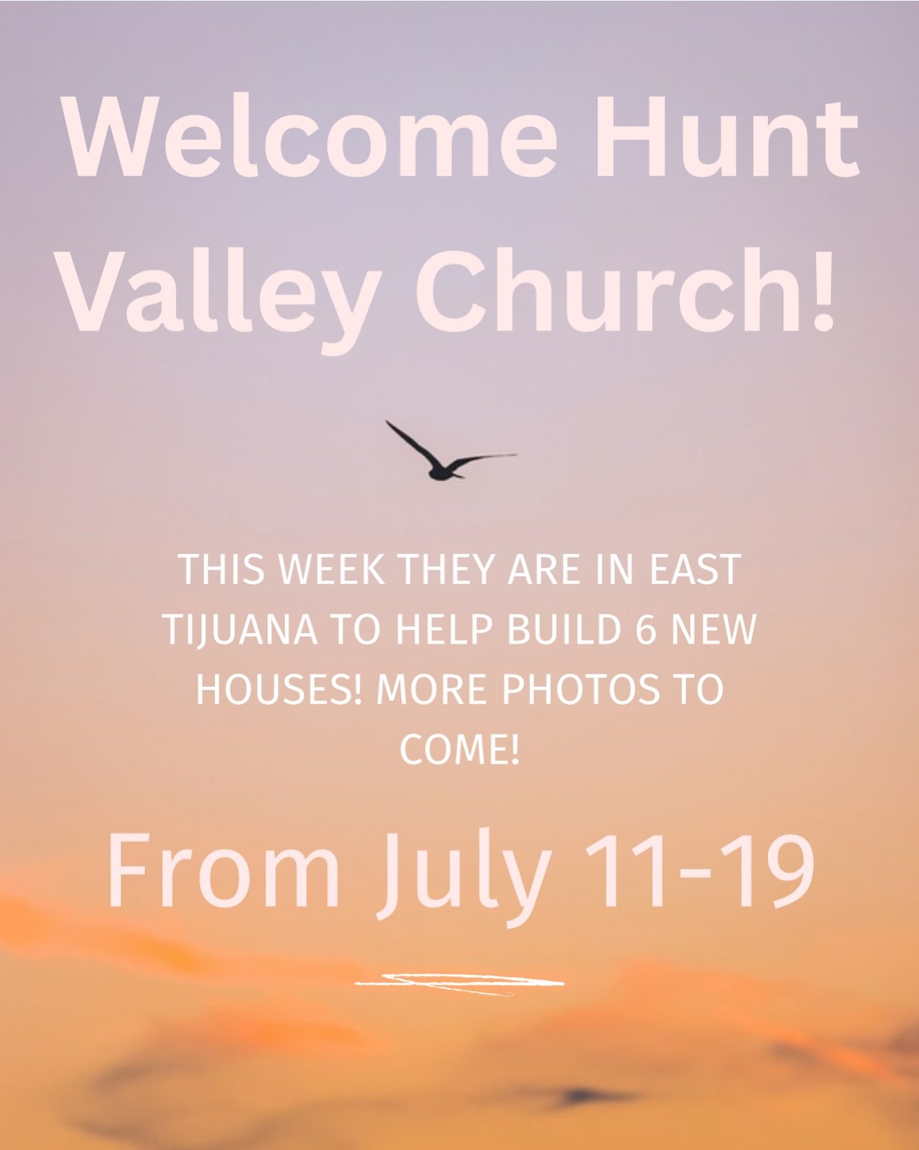 So excited to have @huntvalleychurch with us!