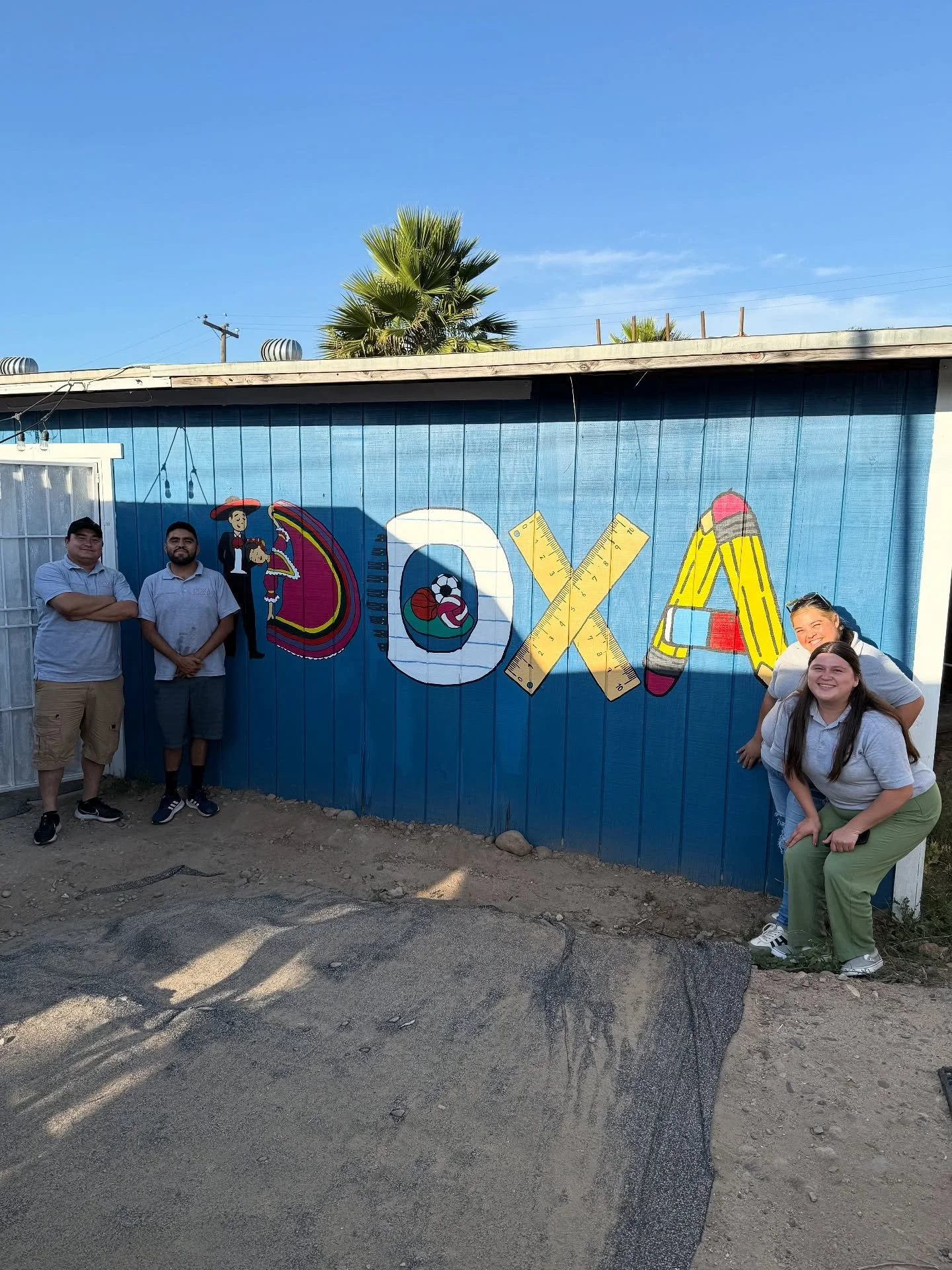 It&rsquo;s back to school time at Doxa and today we&rsquo;re excited to welcome everyone back with some new artwork that inspires! Looking forward to seeing all the kids smiling faces later today! Thankful for Sabino (Gaby), Ailin, Sergio, and Lili f