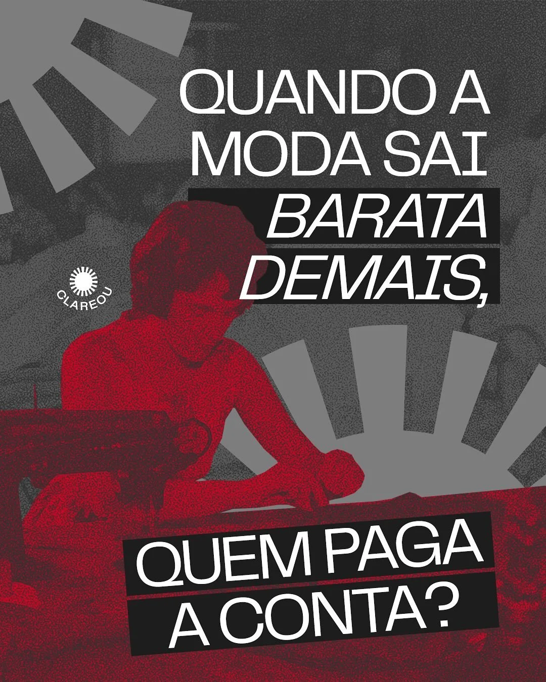 Voc&ecirc; apoiaria uma taxa&ccedil;&atilde;o ambiental sobre pe&ccedil;as de fastfashion no Brasil? Essa seria uma sa&iacute;da vi&aacute;vel para responsabilizar o consumo excessivo ou mais um peso que recairia sobre os consumidores de menor renda?