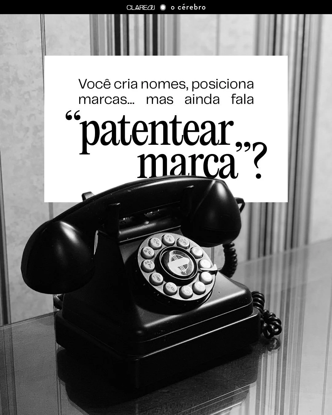 N&atilde;o existe patente de marca, ok? 🧠💡🔒

Quer aprender a criar nomes estrat&eacute;gicos e registr&aacute;veis? Se inscreva no curso WordSafe no link da bio.

#registrodemarca #naming #inpi #patente #branding