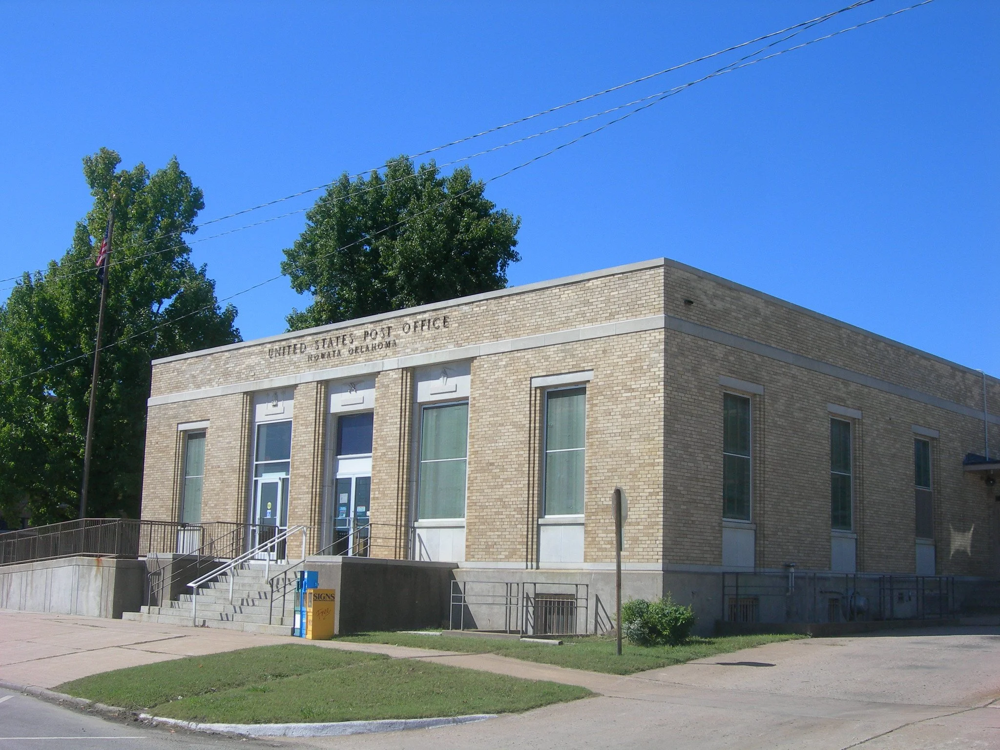 NCF - Nowata Community Foundation - Nowata Oklahoma Post Office Exterior (Jimmy Emerson)