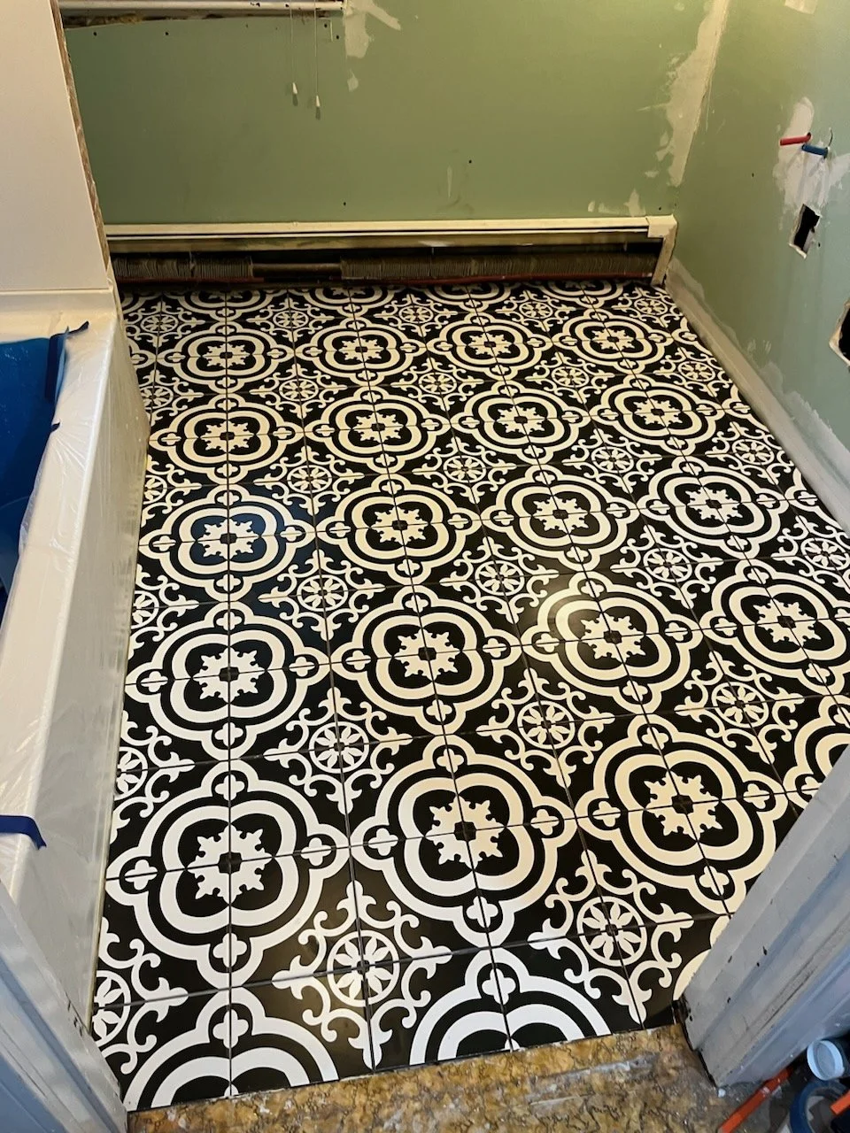 Bathroom Tile Install - Smithfield RI