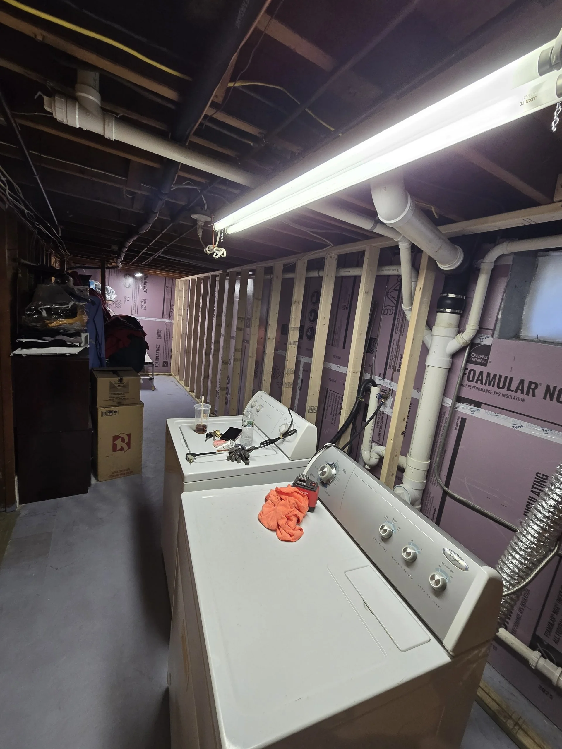 Basement Insulation & Framing - Riverside RI
