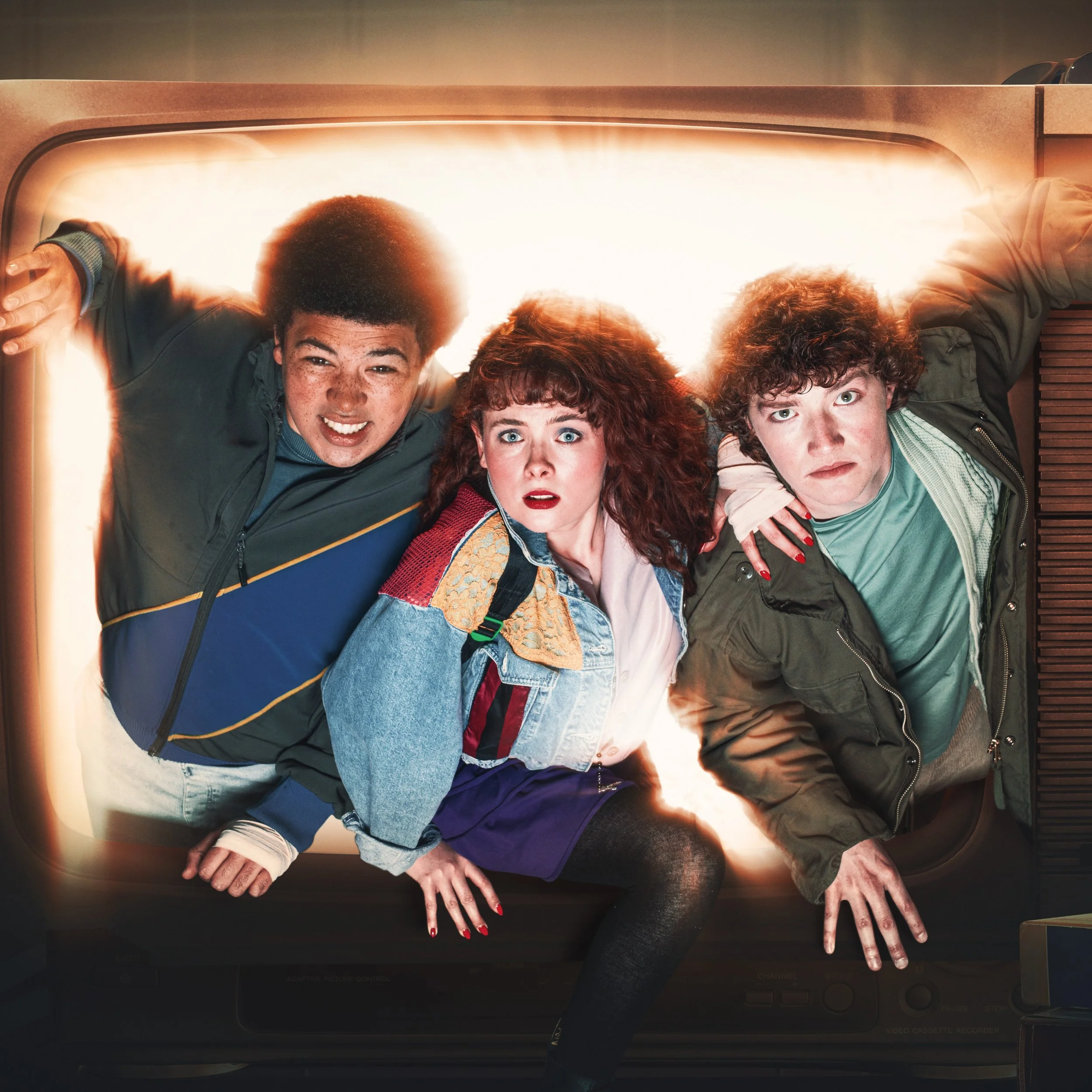 Video Nasty
In 1985, the home video revolution is in full analogue swing. Three mostly-normal-but-kind-of-weird teenagers go on an epic quest to complete a cult VHS collection, only to get mixed up in a murder investigation, becoming chief suspect