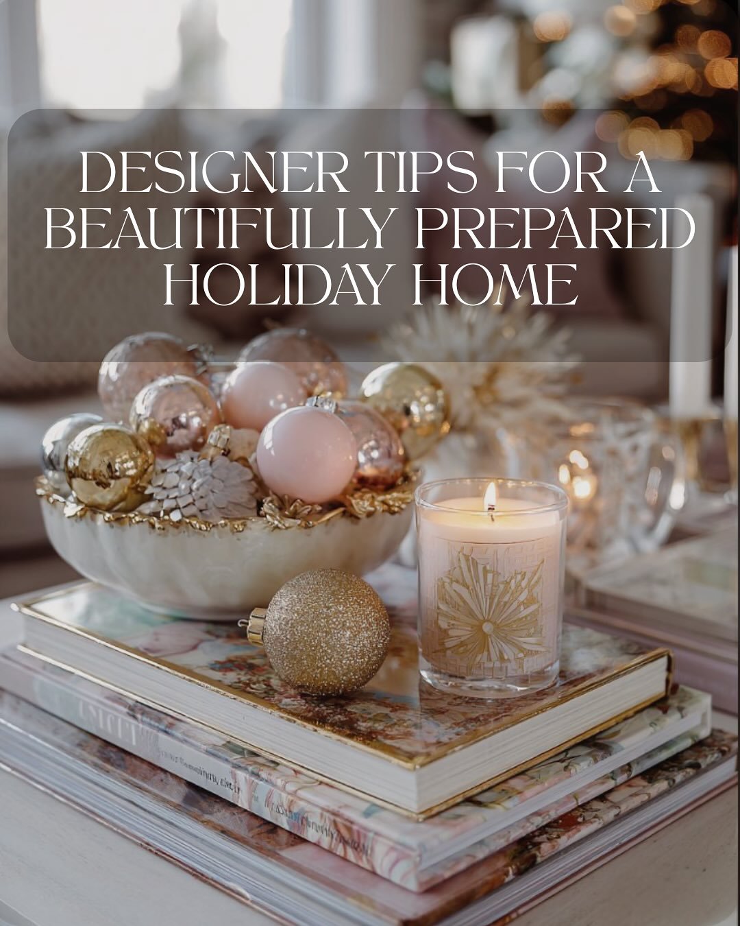 The countdown is on &mdash; just 15 days until the holidays! 

Whether you&rsquo;re hosting family, throwing a festive soir&eacute;e, or simply creating a cozy sanctuary, now&rsquo;s the perfect time to elevate your space with a designer&rsquo;s touc