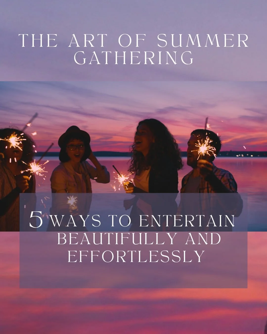 One of the greatest pleasures of summer is entertaining with ease.
I am fortunate to be surrounded by friends who understand that hospitality is one of life&rsquo;s great pleasures. Some of our gatherings begin early in the day and continue long past