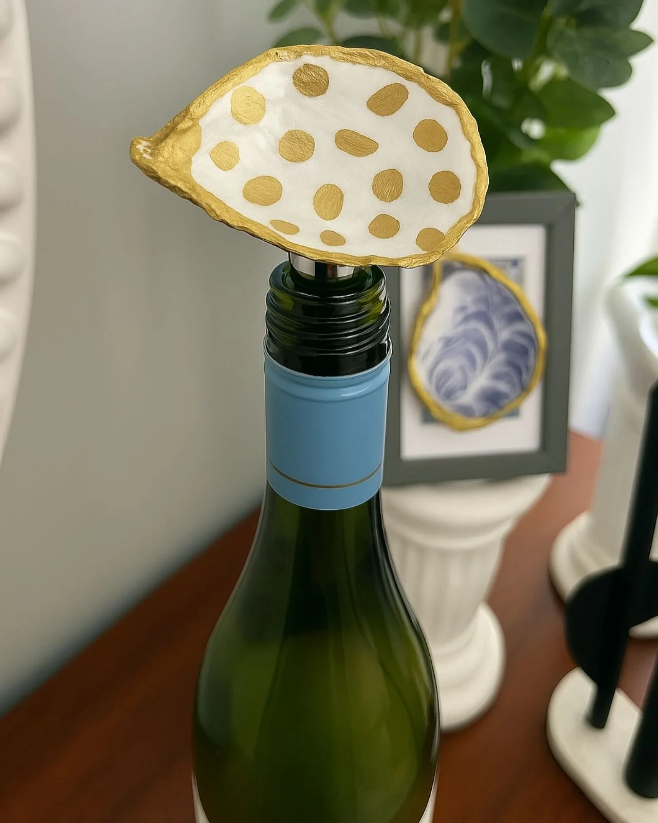 Each ChicShells wine stopper is a little piece of the coast &mdash; handcrafted with love using real New England shells we locally source, clean, and prep ourselves.

From beachcombing to the final design, we pour heart and creativity into every step